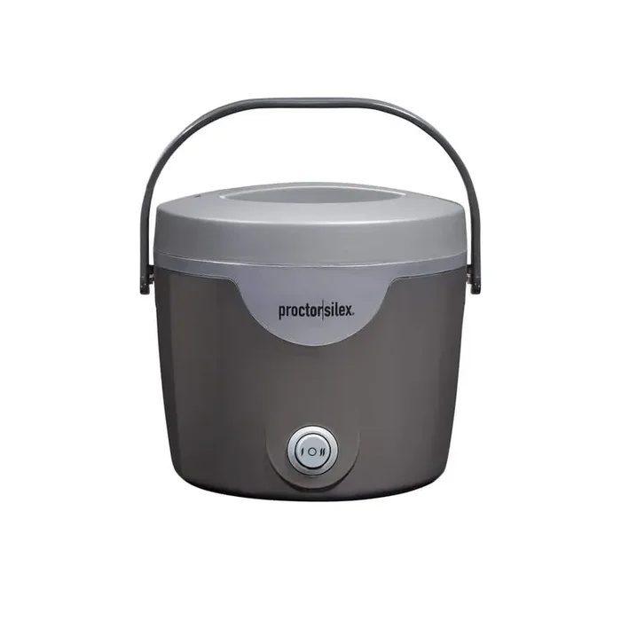 0.5 Qt. Black Portable Meal Warmer with Built-In Carry Handle