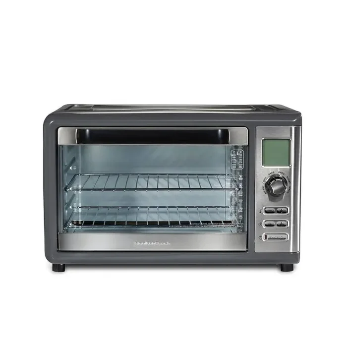 0.5 qt. Grey Air Fryer with Digital Oven