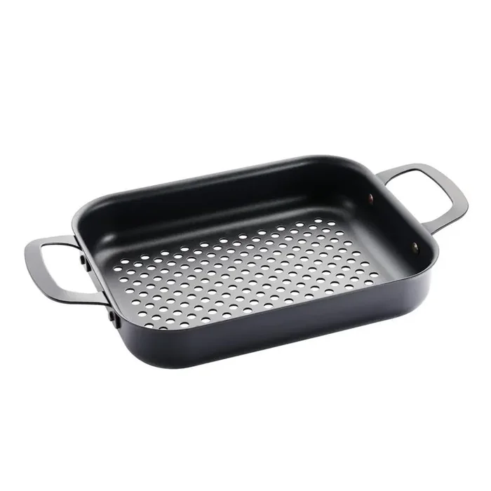 11 in. Rectangular Carbon Steel Grill Pan