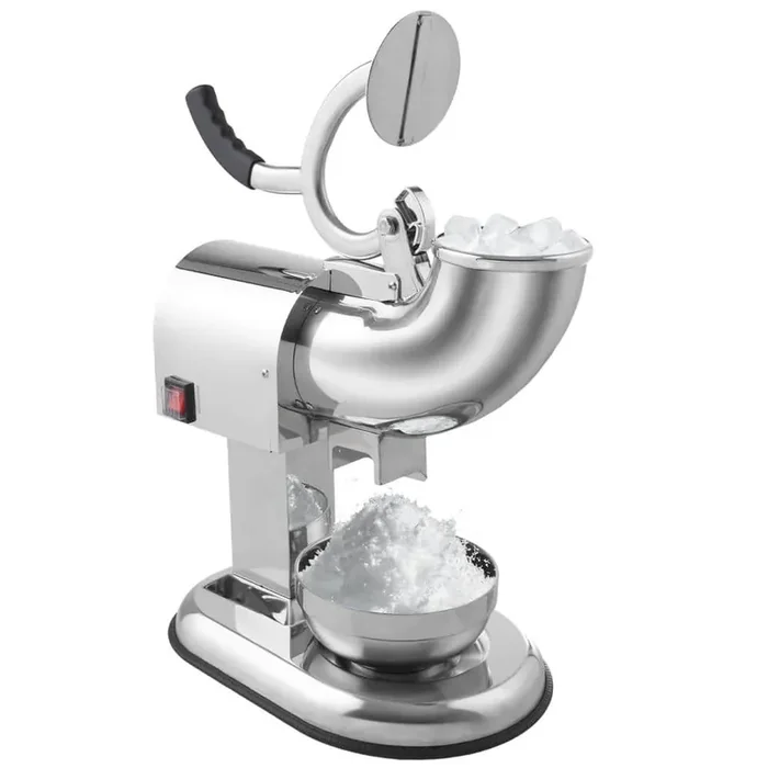 116.8 oz. Per Minute Stainless Steel Countertop Shaved Ice Machine – 250W Motor Ice Shaver and Snow Cone Machine
