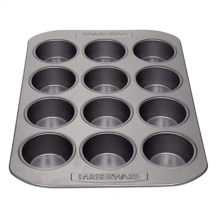 12-Cup Steel Muffin Pan