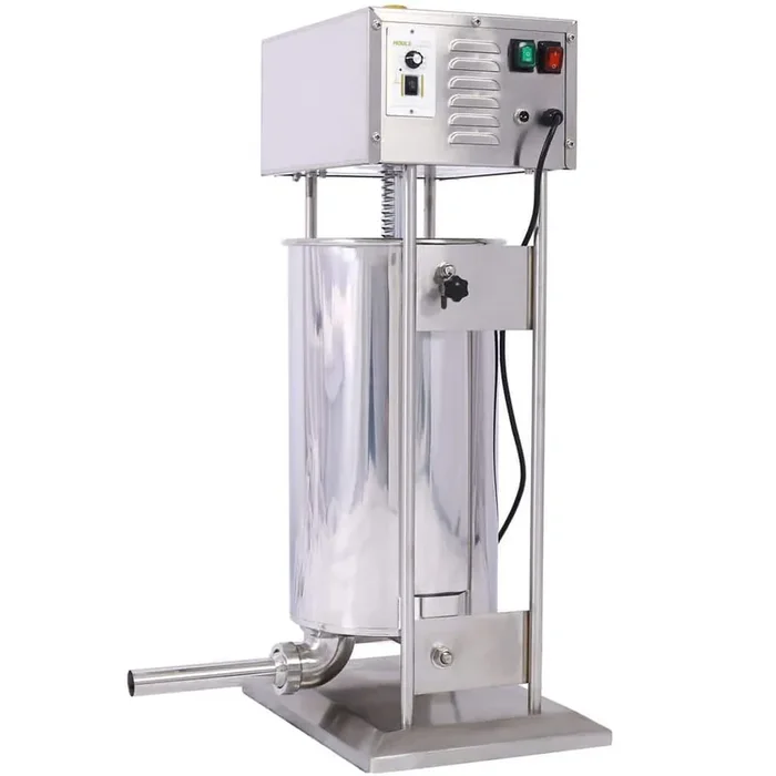 120 W Heavy Duty Stainless Steel Meat Grinder Electric Sausage Filler 15L Sausage Maker