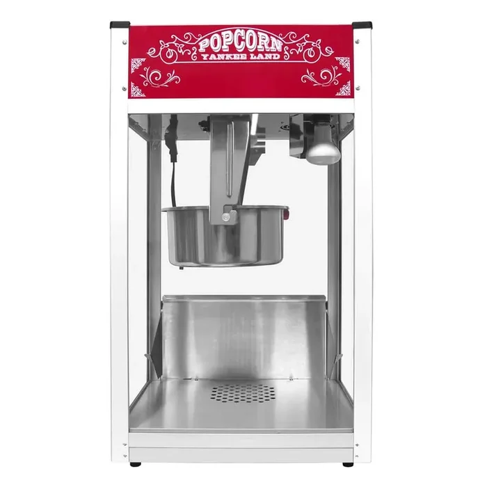 1440-Watt 12 oz. Countertop Popcorn Machine in Red with 3 Excellent Switches Removable Crumb Tray Popcorn Scoop