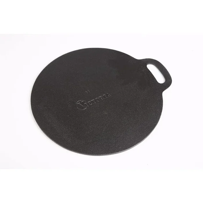 15 in. Black Cast Iron Tawa Budare Comal Skillet Seasoned