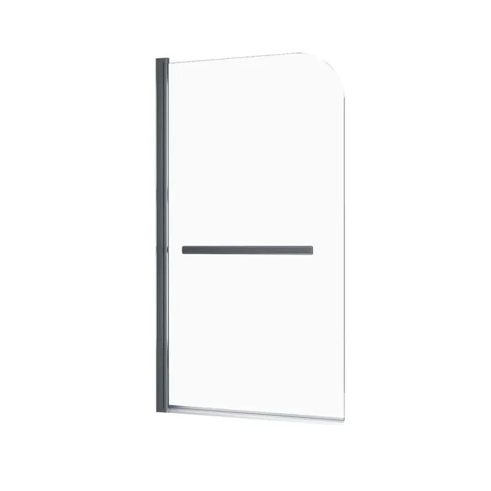 31 in. x 55 in. Pivot Bathtub Door in Chrome with 1/4 in. Clear Tempered Glass