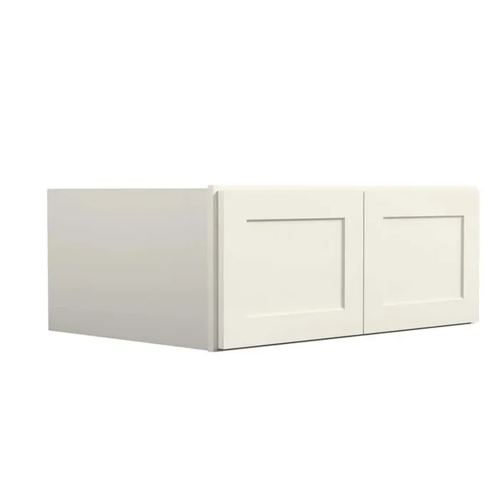 33 in. W x 24 in. D x 15 in. H in Antique White Plywood Ready to Assemble Kitchen Wall Cabinets with 2 Doors