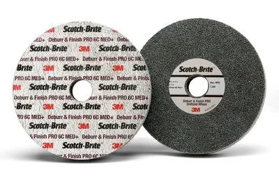3M – 05163 Scotch-Brite Deburr And Finish Pro Unitized Wheel 3 Inch X 1/2 Inch X 1/4 Inch 2S Fin (7100143467)
