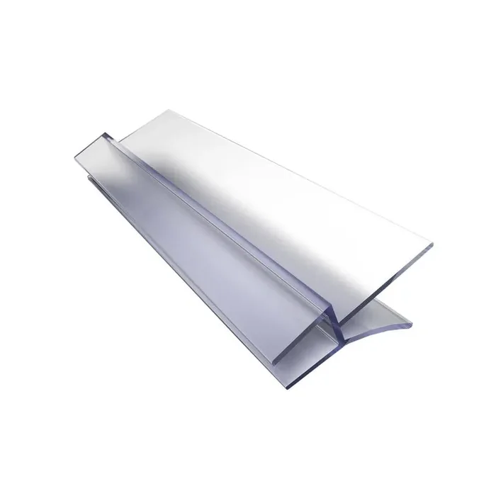42 in. L Clear Bottom Vinyl Sweep with a Deflector for 1/4 in. Glass Shower Door