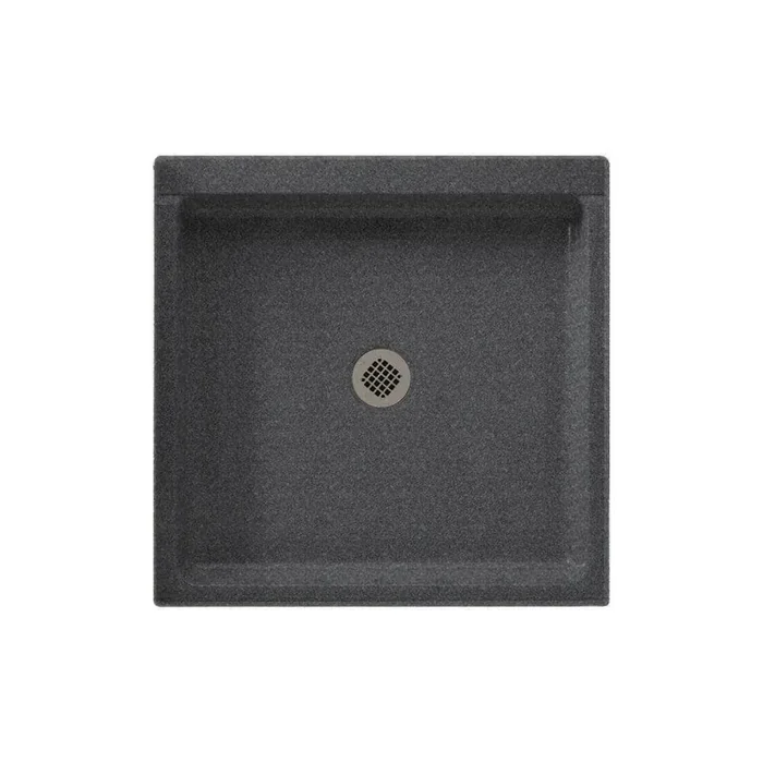 42 in. L x 42 in. W Alcove Shower Pan Base with Center Drain in Night Sky