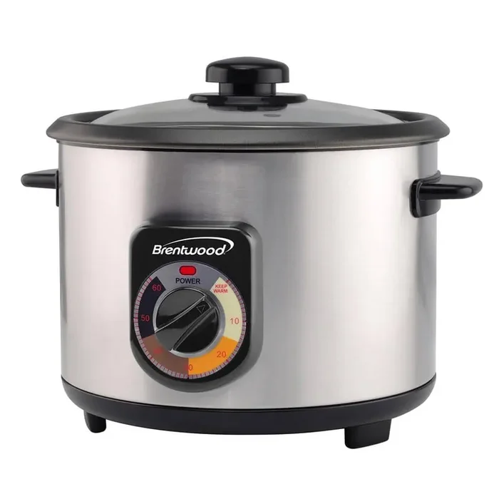 5-Cup Uncooked / 10-Cup Silver Cooked Crunchy Persian Rice Cooker