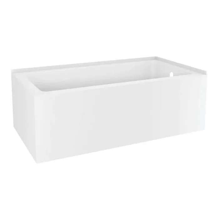 60 in. x 32 in. Soaking Bathtub with Right Drain in White