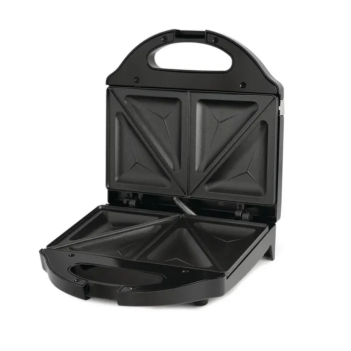 750-Watt Black Pocket Sandwich Maker with Non-Stick Plates