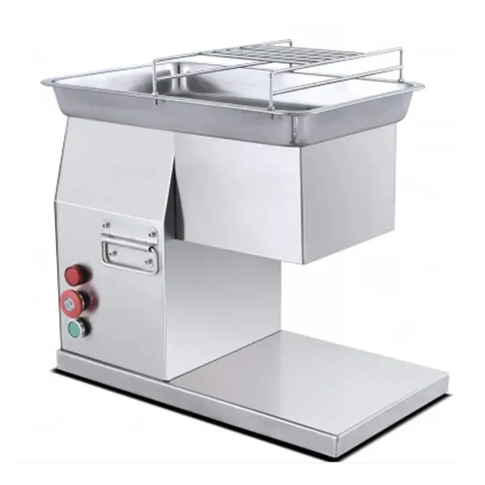 800W Commercial Electric Meat Slicer Meat Cutter Machine in Stainless Steel