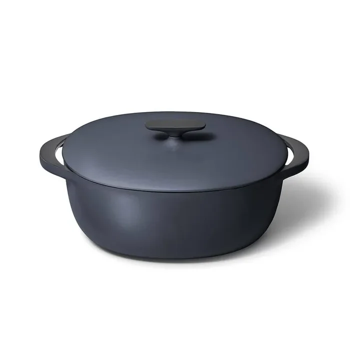 8qt Oval Dutch with Lid Dark Navy