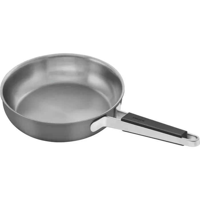 9.5-inch Grey Stainless Steel Frying Pan