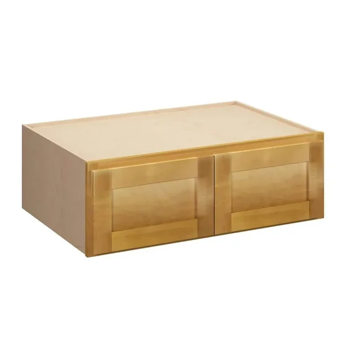 Aberdeen Recessed 33 in. W x 12 in. H x 24 in. D in Caramel Plywood Assembled Wall Cabinet