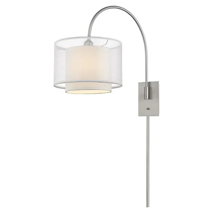Acclaim Lighting – BW7155 – One Light Wall Sconce – Brella – Brushed Nickel