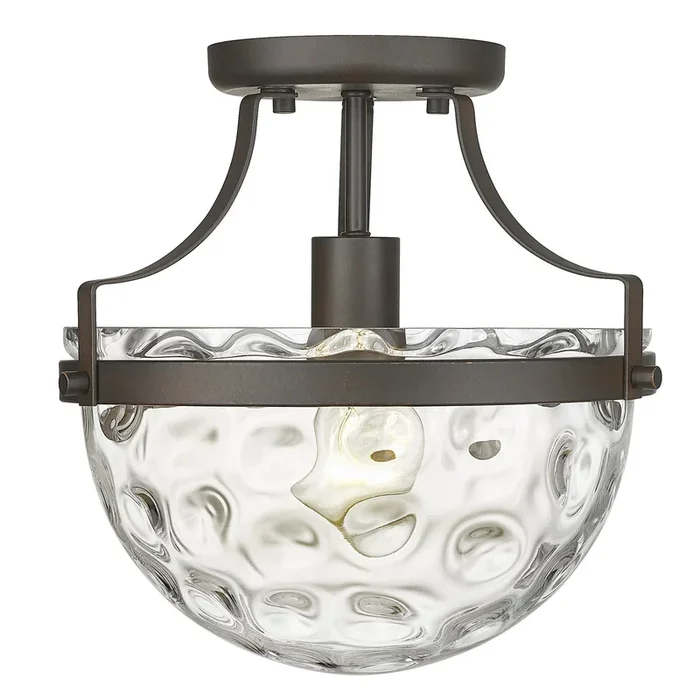 Acclaim Lighting – IN60099ORB – One Light Semi-Flush Mount – Quinn – Oil Rubbed Bronze