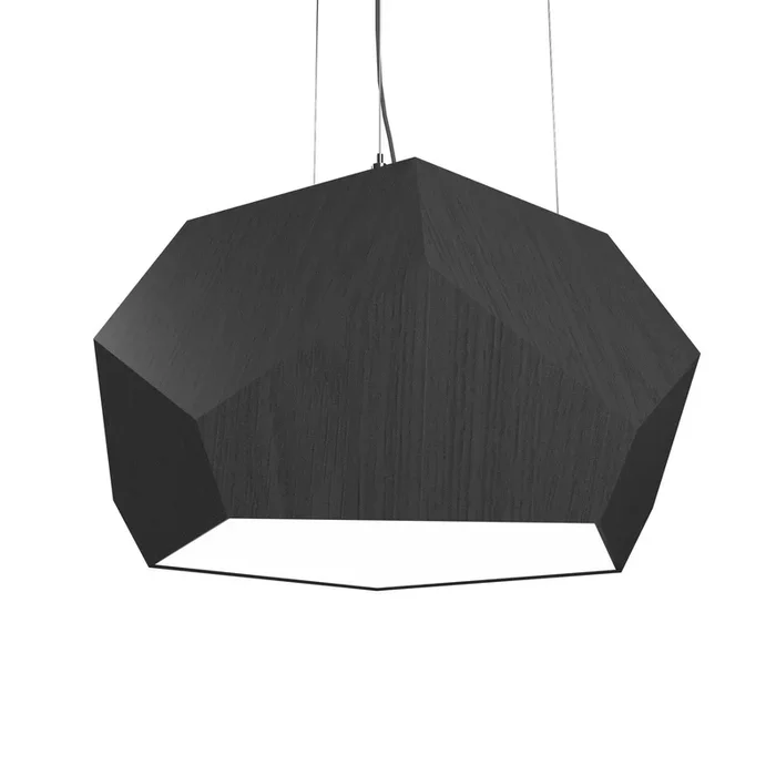 Accord Lighting – 1227LED.50 – LED Pendant – Facet – Organic Grey – 1227LED50
