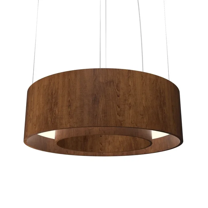 Accord Lighting – 215LED.06 – LED Pendant – Cylindrical – Imbuia