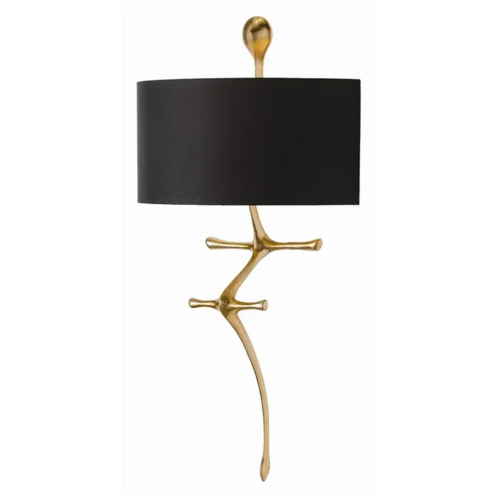 Arteriors – 49992 – One Light Wall Sconce – Gilbert – Gold Leaf