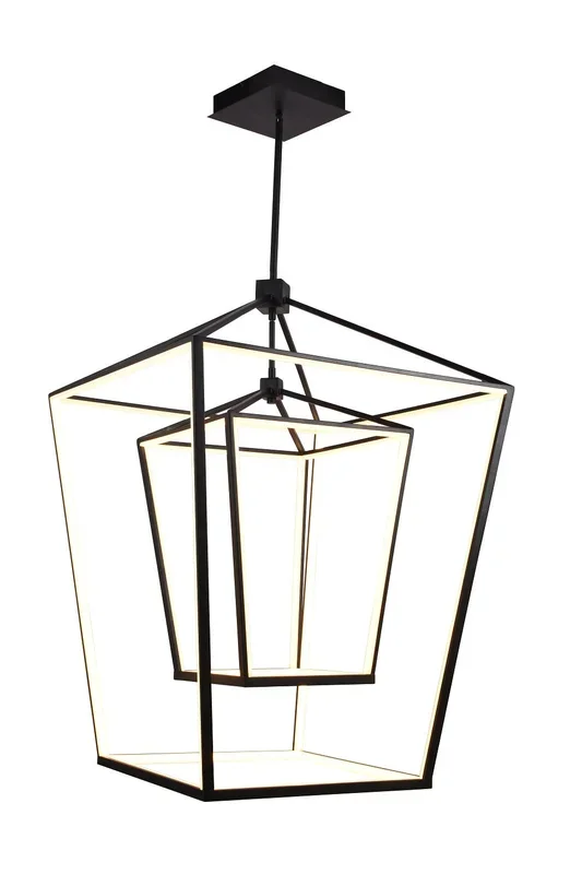 Avenue Lighting – HF9412-BLK – LED Chandelier – Park Ave. – Black