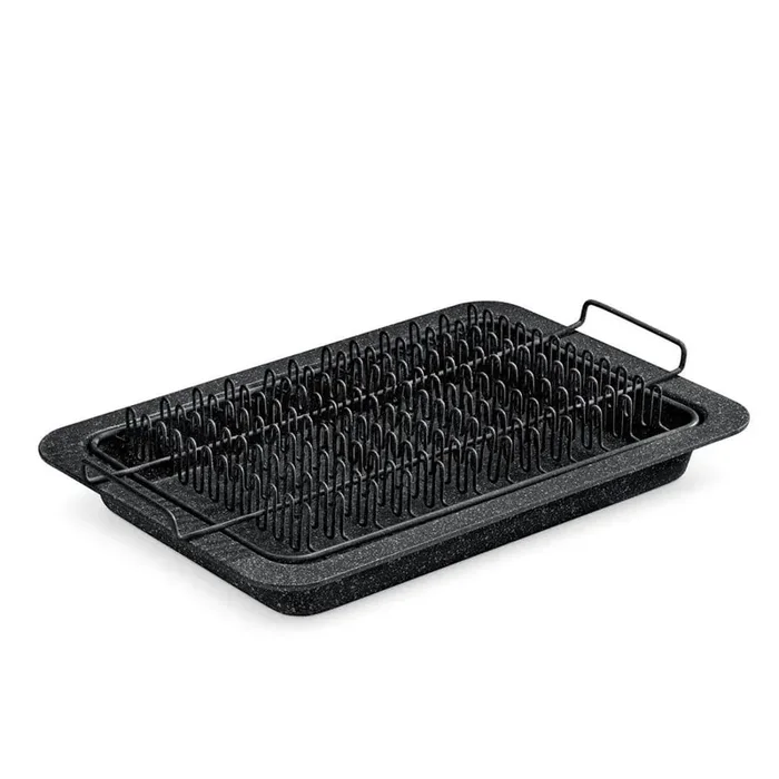Bacon Tray-2-Piece Set-Gray Marble