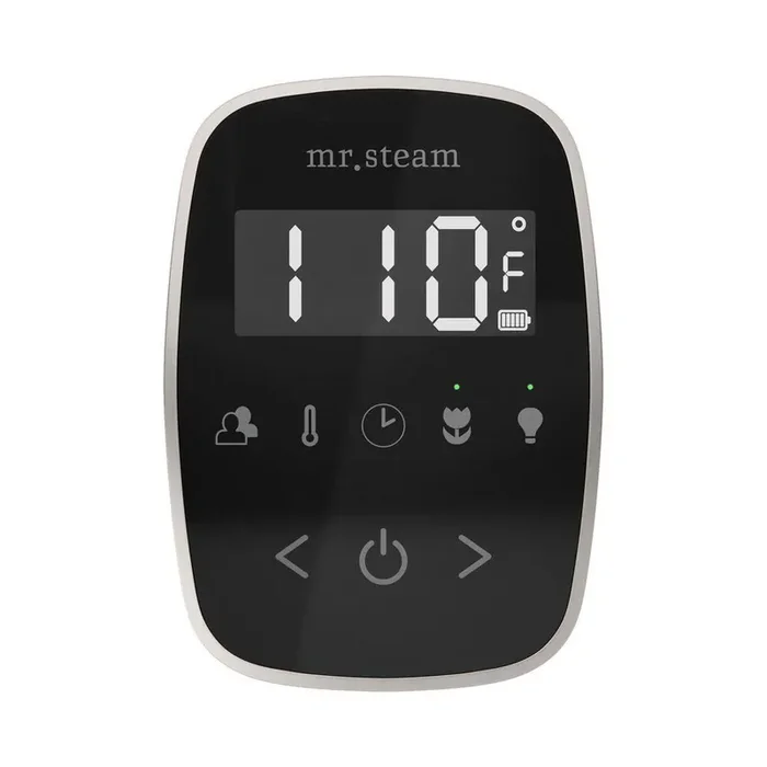 ButlerFlex Max Steam Shower Control Package with TempoFlex Control and Steamhead in Black Brushed Nickel