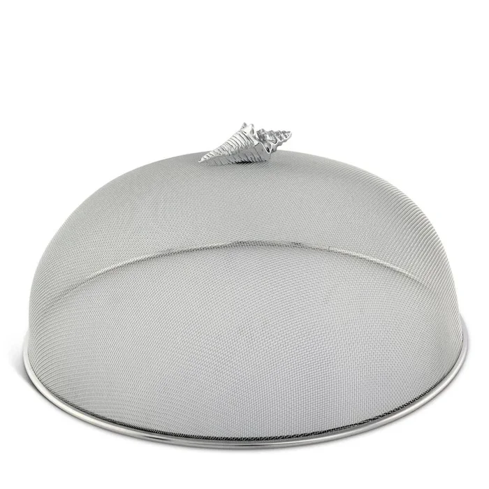 Conch 16″ Diameter Shell Stainless Mesh Picnic Cover by Arthur Court D