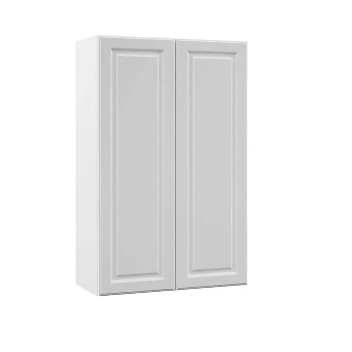 Designer Series Elgin Assembled 30x18x12 in. Wall Bridge Kitchen Cabinet in White