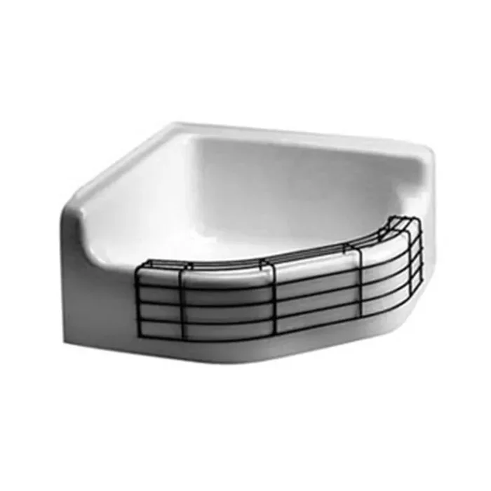 Florwell 28 in. x 28 in. x 13 in. Enameled Cast Iron Service Sink in White