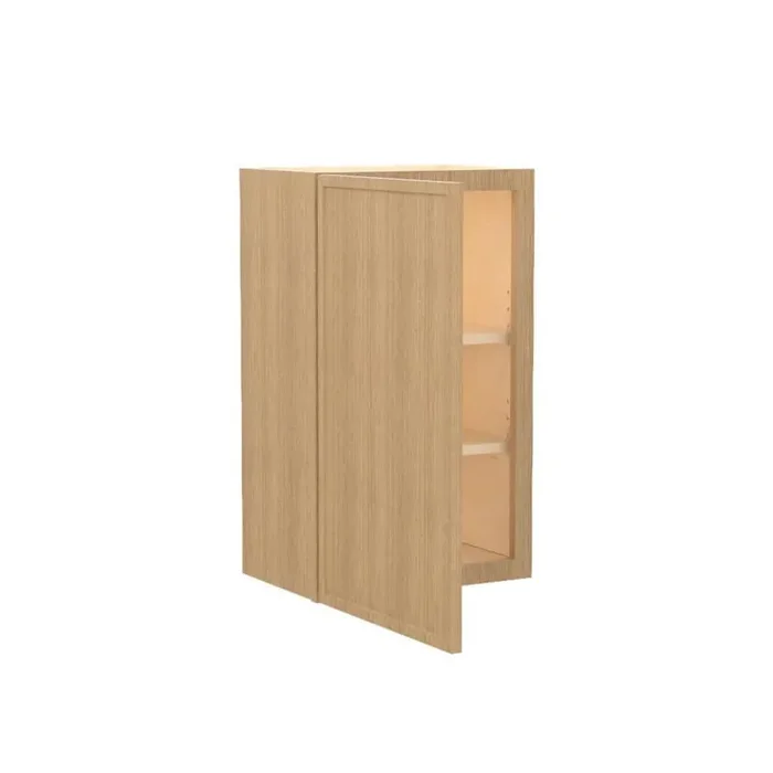Franklin 18 in. W x 12 in. D x 30 in. H Assembled Plywood Wall Kitchen Cabinet in Vanguard Oak with Soft Close