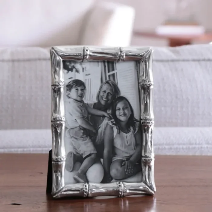 Garden Bamboo 5×7 Silver Frame by Beatriz Ball