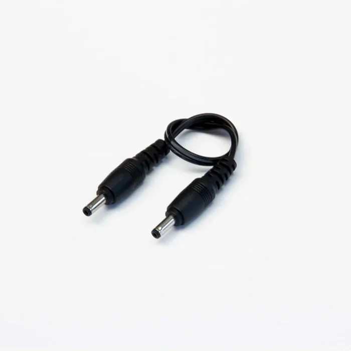GM Lighting Male To Male Connector 6 Inch Black (GMC-MM-6-B)