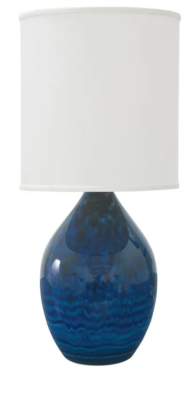 House of Troy – GS301-MID – One Light Table Lamp – Scatchard – Midnight Blue