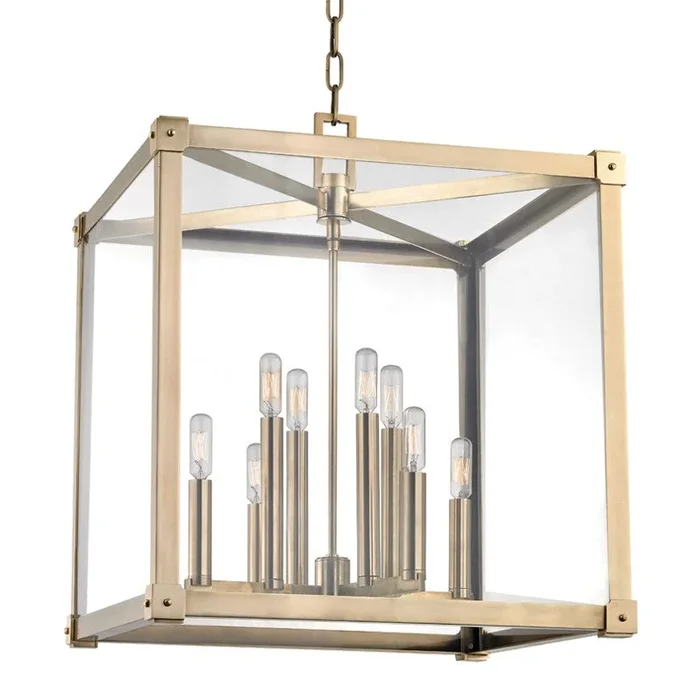 Hudson Valley – Eight Light Pendant – Forsyth – 8620AGB