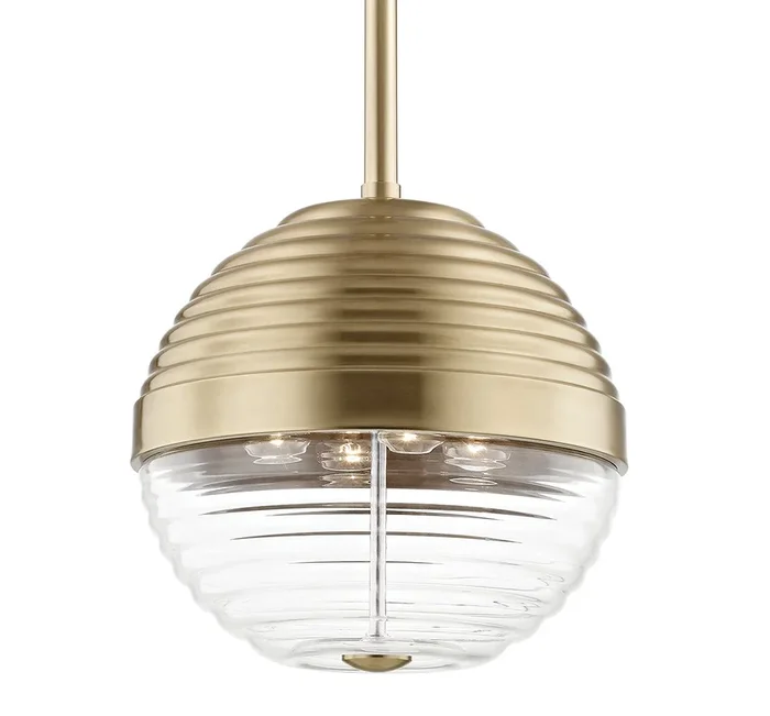 Hudson Valley – Four Light Pendant – Easton – 1214AGB