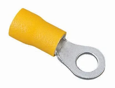 Ideal Vinyl Insulated Ring Terminal 12-10 AWG 5/16 Inch Stud 25 Per Box (83-2361)