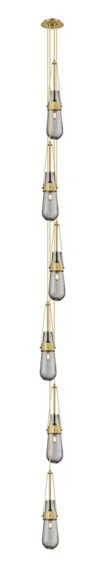 Innovations – 106-452-1P-BB-G452-4SM – LED Pendant – Downtown Urban – Brushed Brass