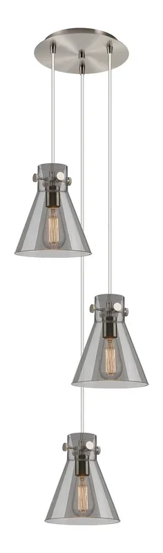 Innovations – 113-410-1PS-SN-G411-8SM – Eight Light Pendant – Downtown Urban – Brushed Satin Nickel