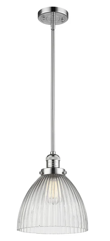 Innovations – 201S-PC-G222 – One Light Mini Pendant – Franklin Restoration – Polished Chrome