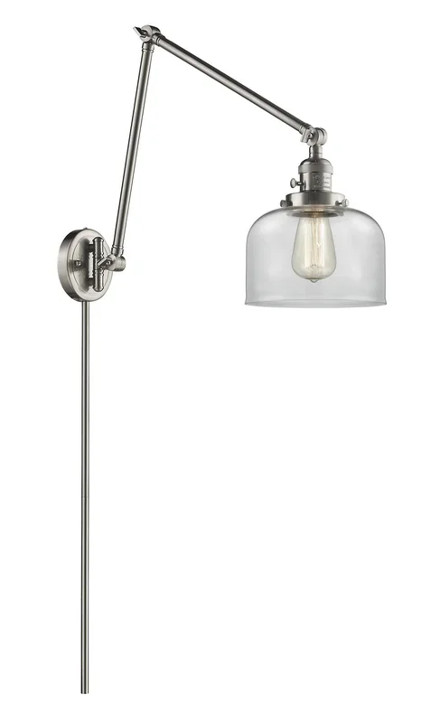 Innovations – 238-SN-G72-LED – LED Swing Arm Lamp – Franklin Restoration – Brushed Satin Nickel – 238SNG72LED