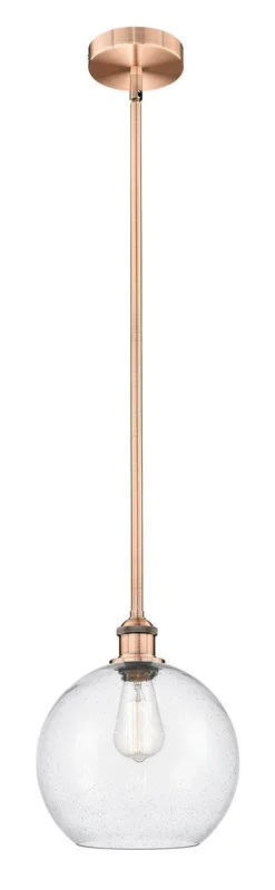 Innovations – 616-1S-AC-G124-10 – One Light Mini Pendant – Edison – Antique Copper – 6161SACG12410