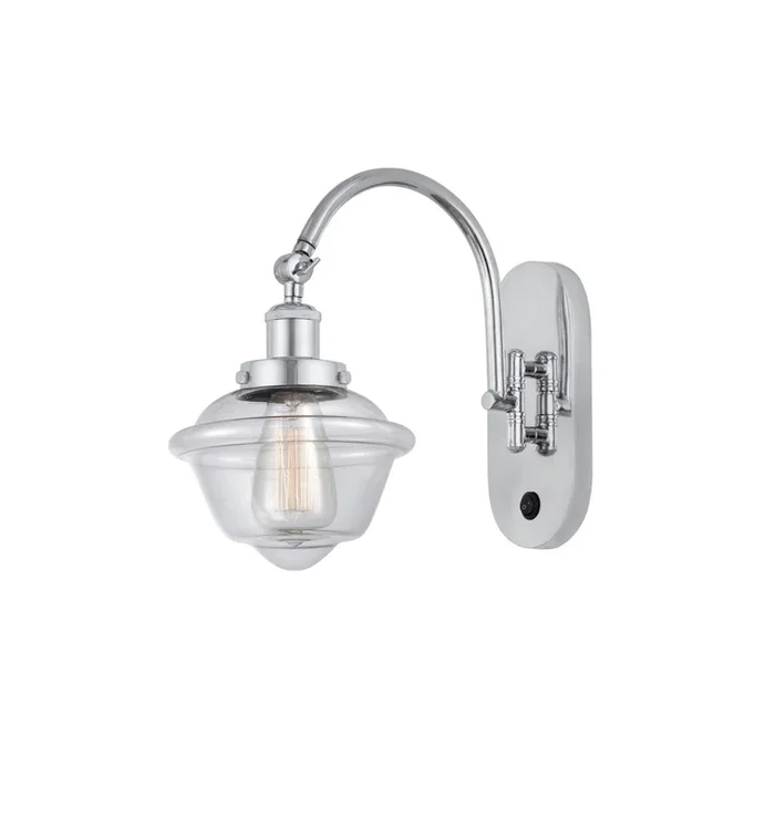 Innovations – 918-1W-PC-G532 – One Light Wall Sconce – Franklin Restoration – Polished Chrome – 9181WPCG532