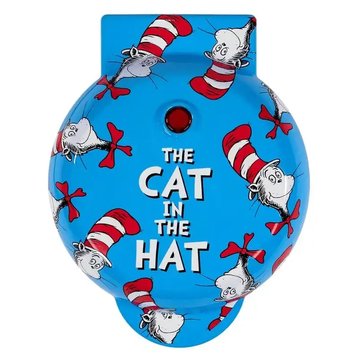 Light Blue Cat In The Hat American Mini Waffle Maker