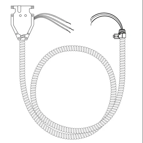 Lithonia Quickflex Starter Fixture Cable 120V 12 AWG 3 Conductor And 1 Ground 15 Foot (QSFC120 12/3G15 M5)