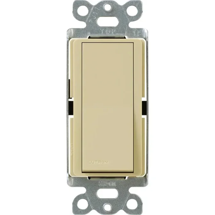Lutron Claro 15A Switch Single-Pole Ivory (CA-1PS-IV)