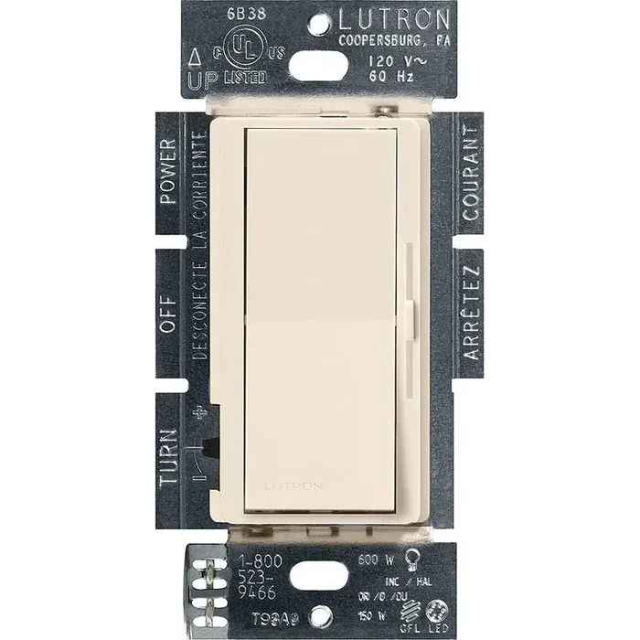 Lutron Diva 150W LED 3-Way Light Almond (DVCL-153P-LA)