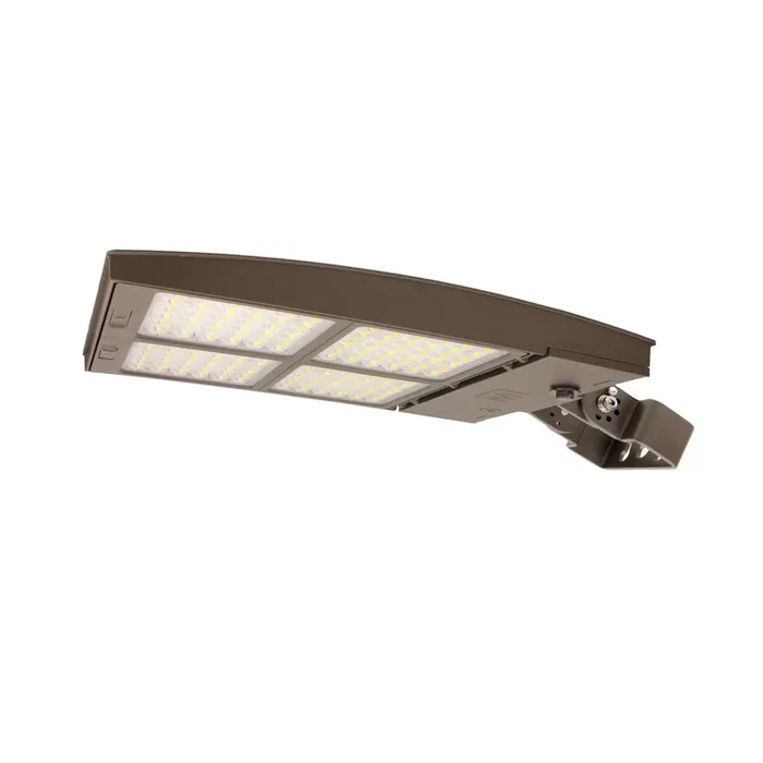 Maxlite 113304 M Series Area Flood Wattage/CCT Selectable 200W/250W/300W 3000K/4000K/5000K Changeable Lens Narrow Flood 277-480V Bronze Trunnion Mount (M300HCN-WCSBTCR)