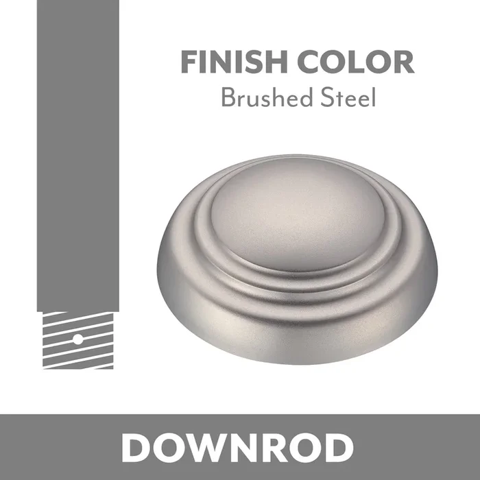 Minka Aire – DR506-BS – Ceiling Fan Downrod – Brushed Steel – DR506BS